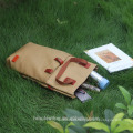 Canvas and Leather Bicycle Bag Pannier Shopping Tote Bag